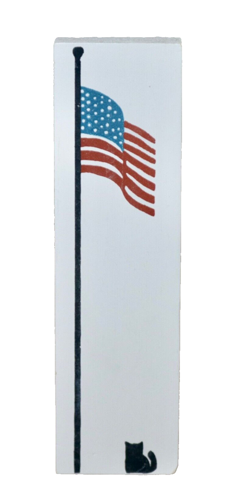 American Flag ~ Faline Cat’s Meow 1994 Shelf Sitter Accessory ~5