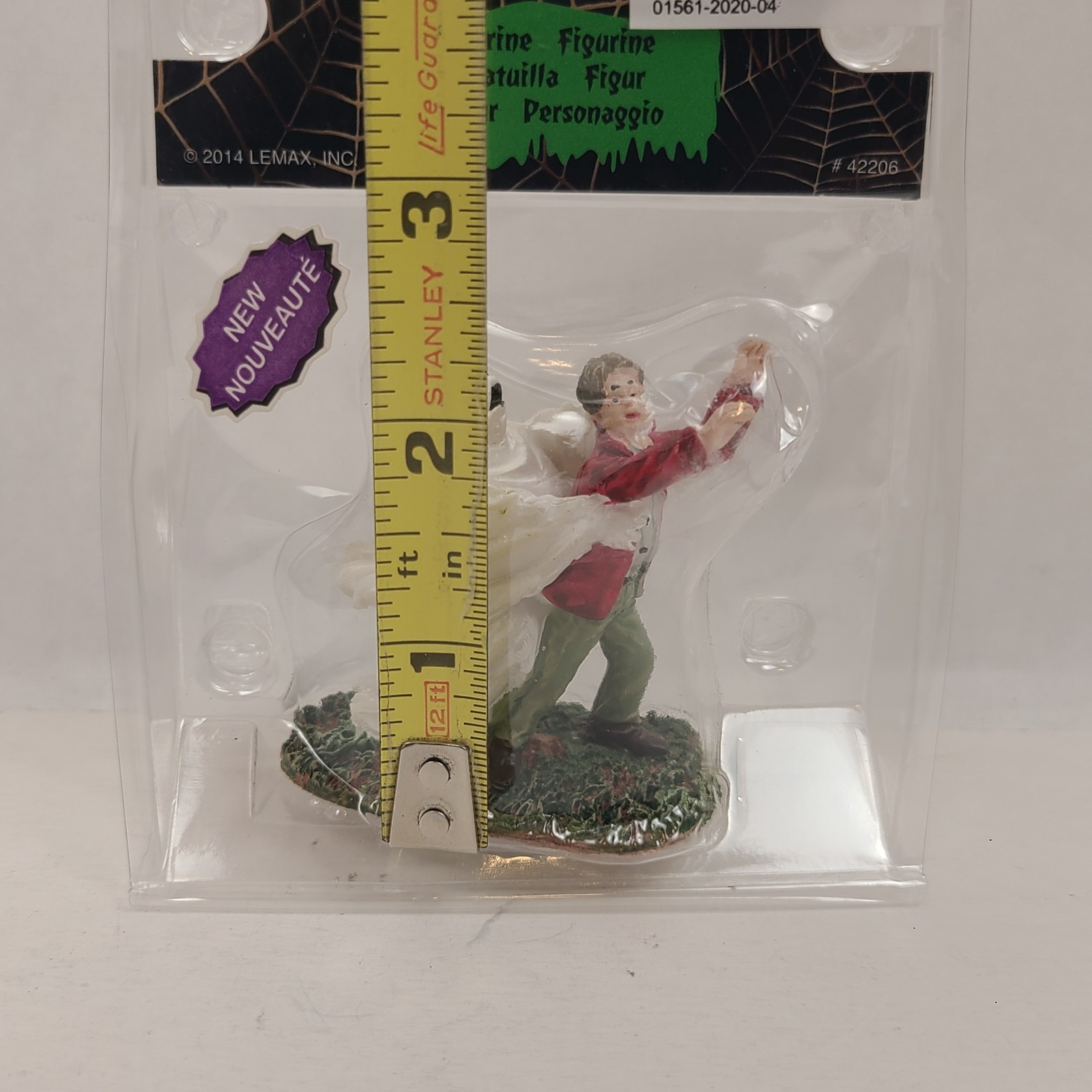 Lemax Spooky Town Ghost Grasps Victim Figurine 42206 Halloween Decor Figure 2014