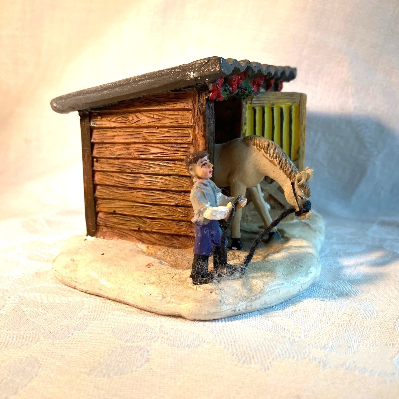 Horse Stable Shed Holiday Inspirations 2009 Christmas House Accesory Joann Store