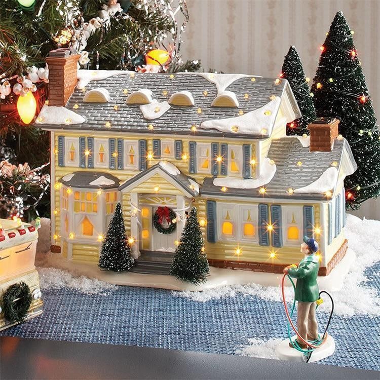 National Lampoon Christmas Vacation Griswold Holiday House,village Display Decor