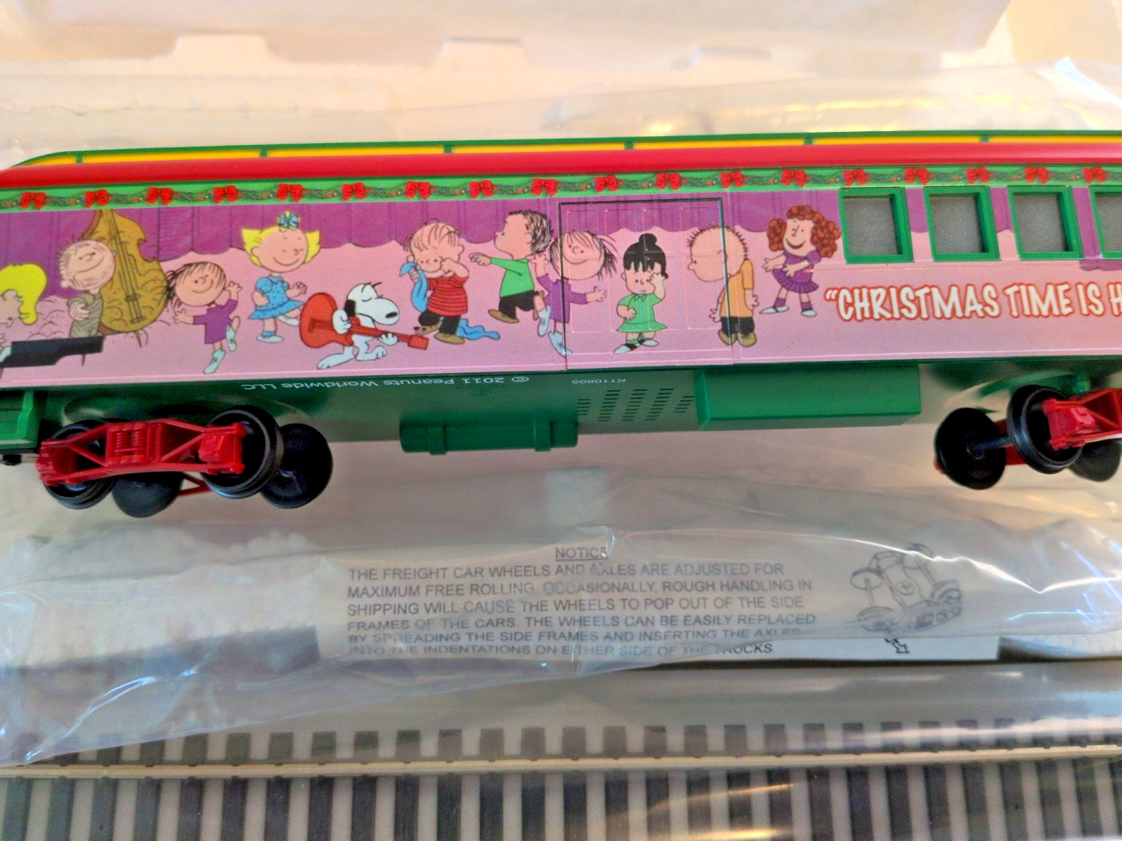 Peanuts Christmas Express Train Combine Car H. V. “Christmas Time Is Here COA