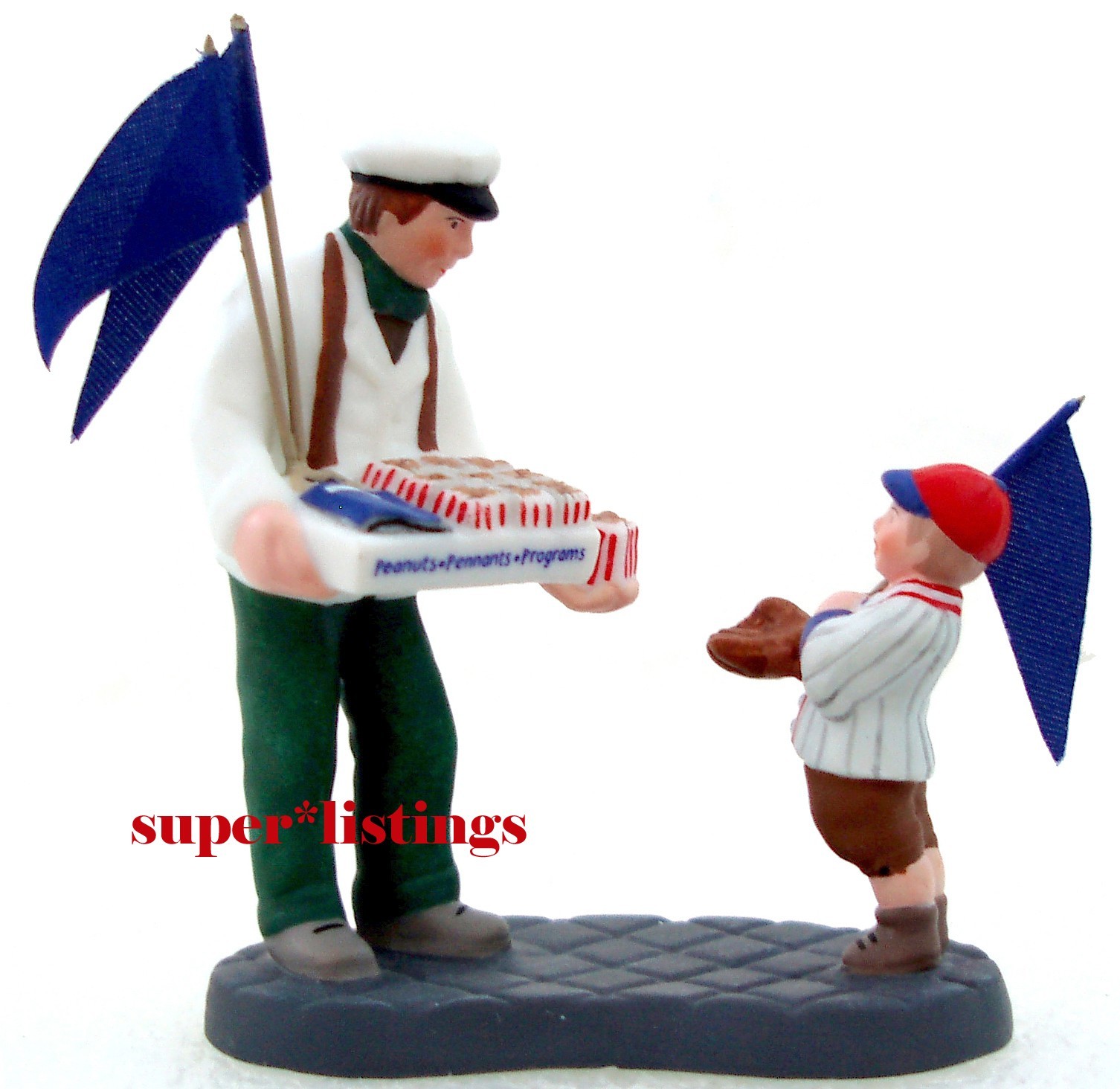 Dept. 56 Peanuts Pennants & Programs Baseball Christmas in the City 58989 New