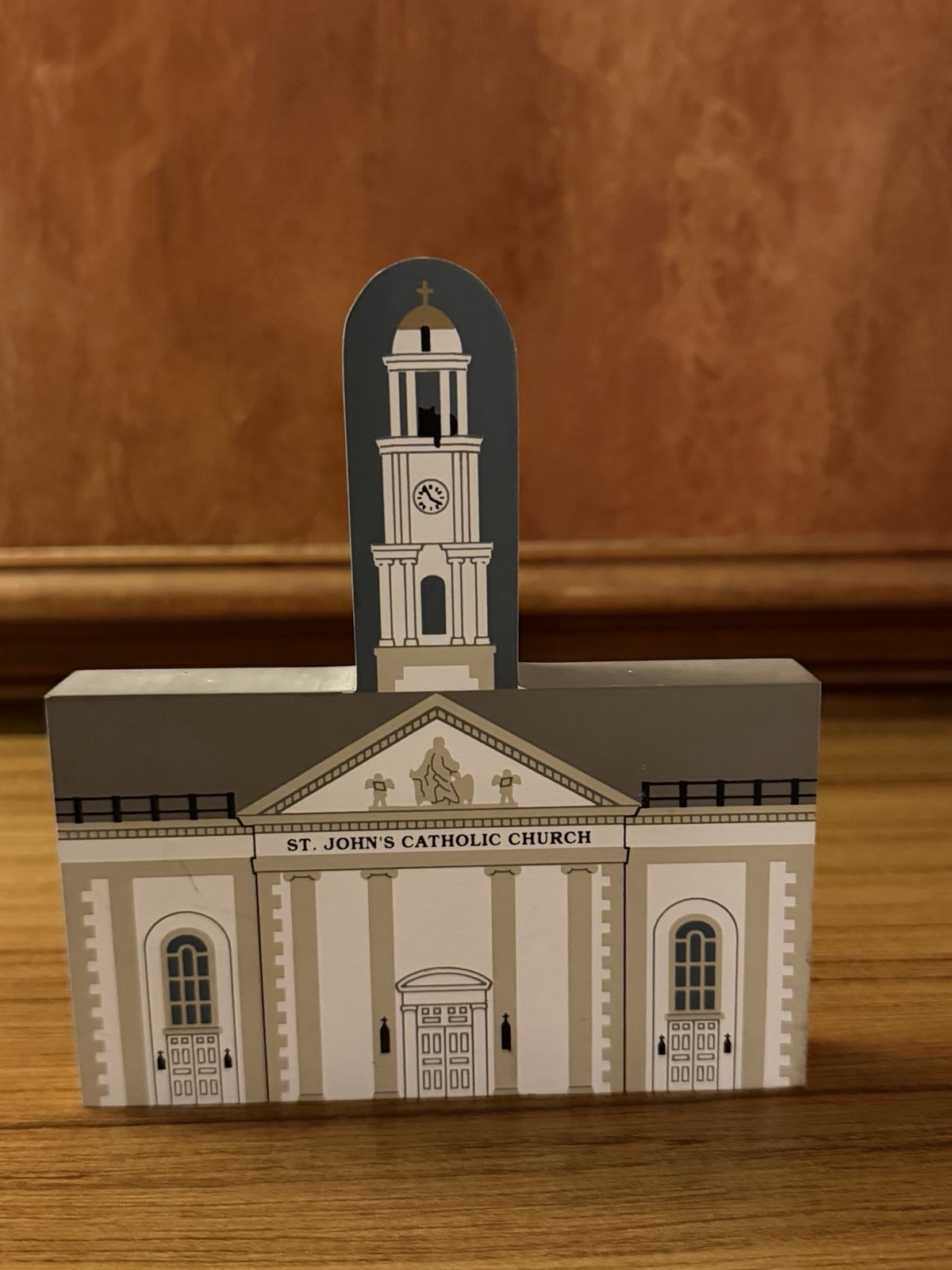 Retired Vintage 1981 The Cat’s Meow Saint John’s Catholic Church Signed