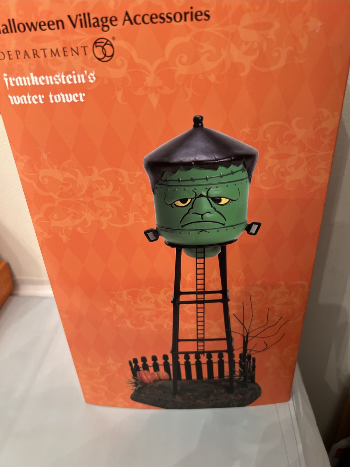 Dept 56 Halloween Village Accessories Frankenstein’s Water Tower 6007706 – NEW!
