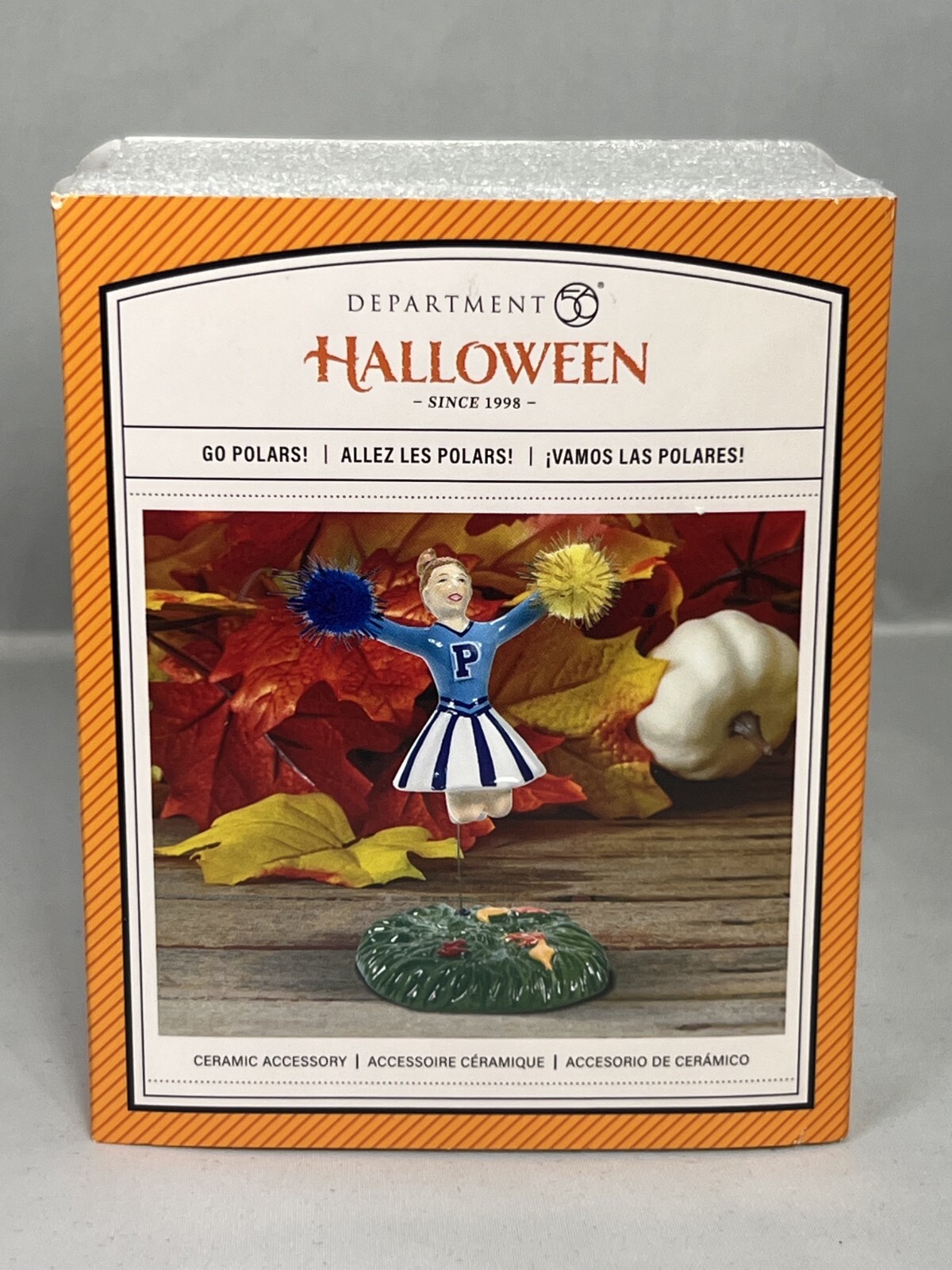 Department 56 Go Polars! 6011447 Dept 2023 Halloween Snow Village – NEW