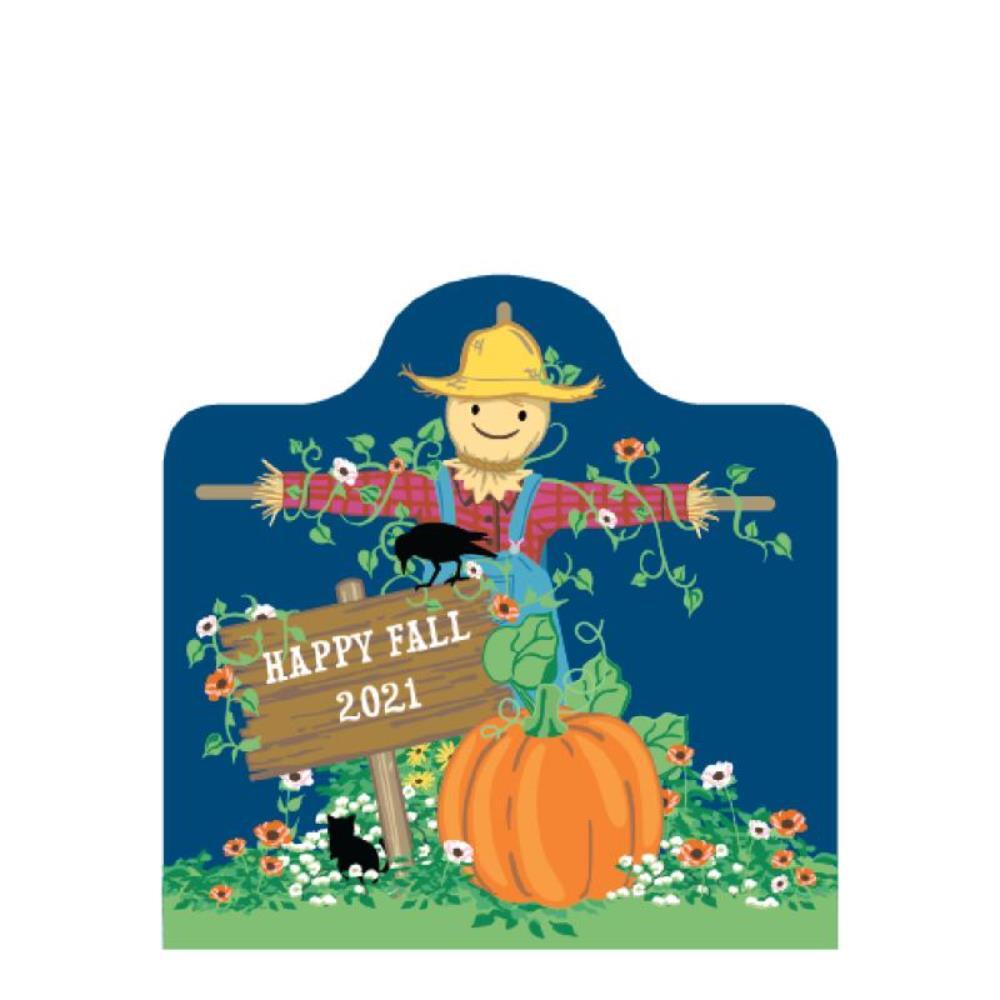 Cat’s Meow Village Halloween Limited Fall Vincent Van Crow Scarecrow #21-F974