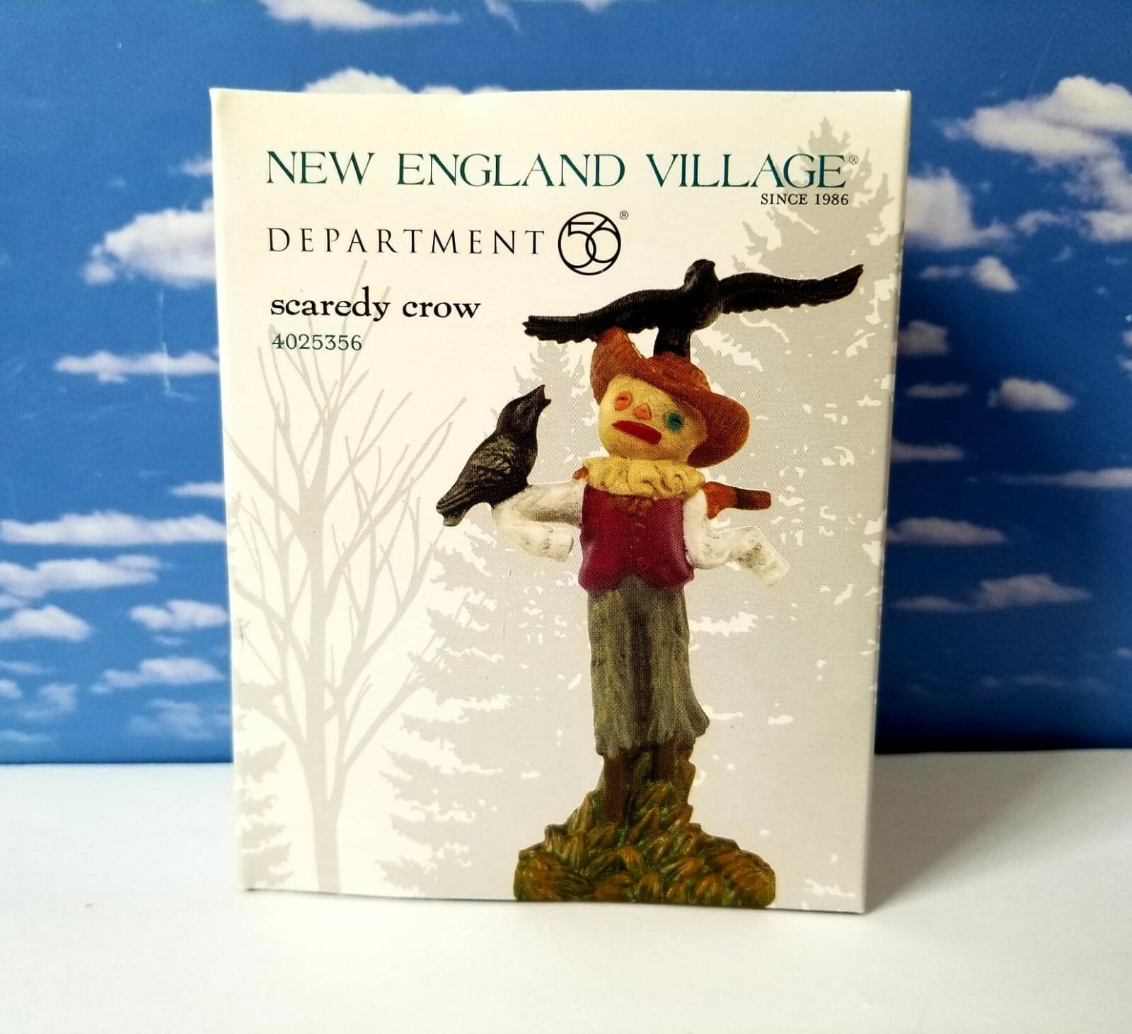 DEPT 56 SCAREDY CROW! Scarecrow, Fall, Autumn, Halloween, Crows