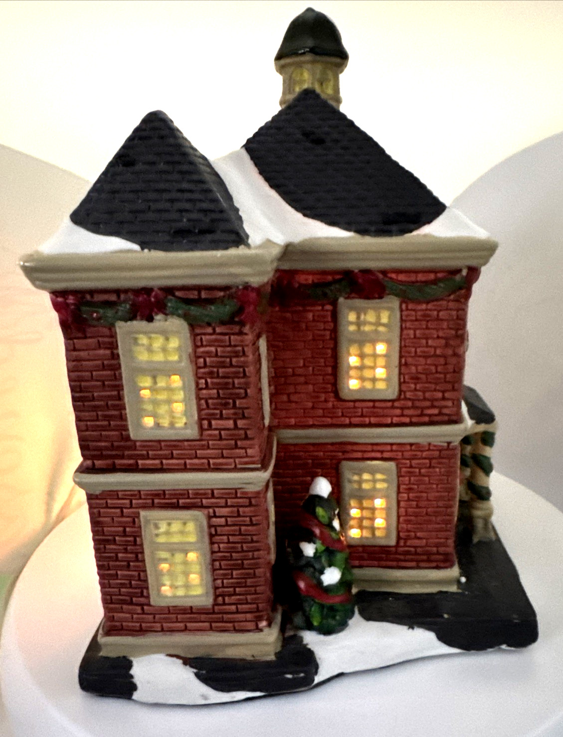 2007 Holiday Inspirations New Hope School Lighted Xmas w/ New Cord Light & Bulb