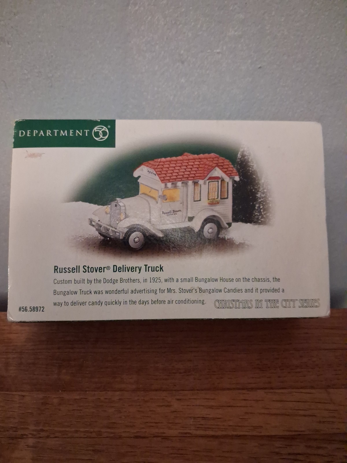 Russell Stover Delivery Truck Christmas In City Department Dept 56 In Box