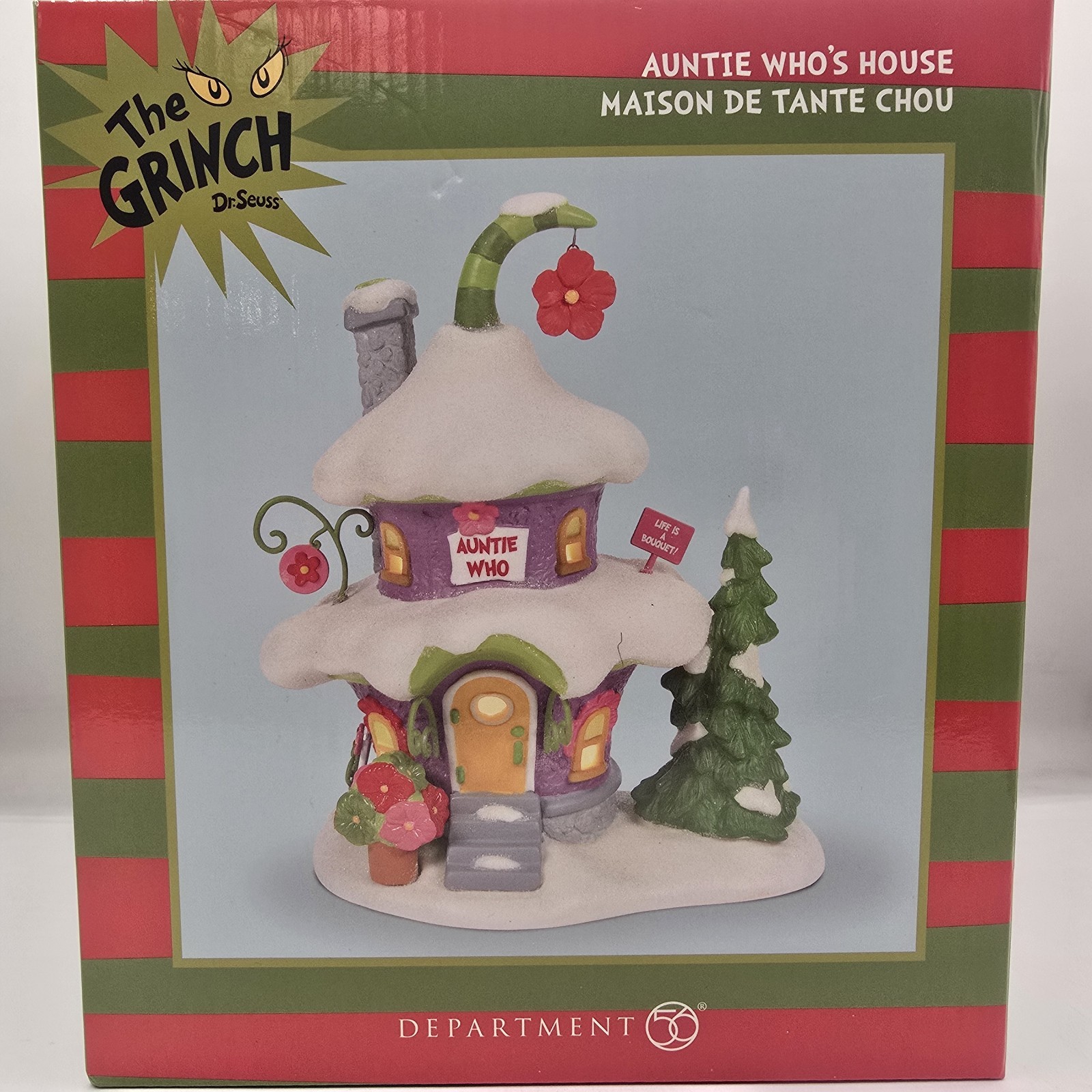 Department 56 AUNTIE WHO’S HOUSE Grinch Christmas Village 6013651 2025 Dept 56