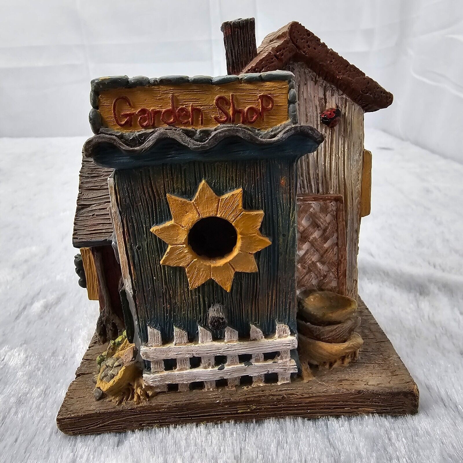 Boyds Bears Cottages Set of 2 4.5×7 Magpie Market Garden Shop Motel Hardware