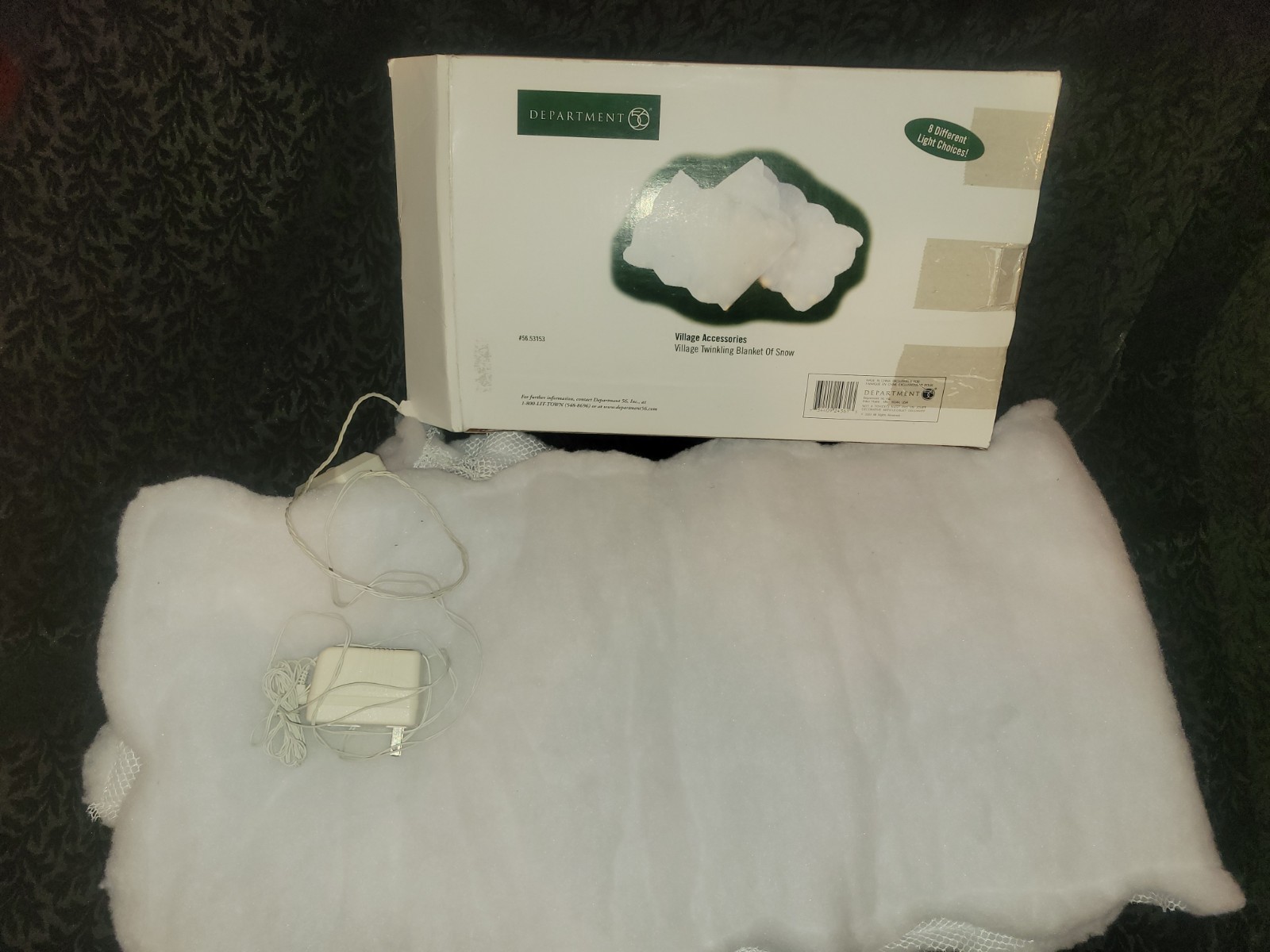 Department 56 Village Twinkling Blanket of Snow Christmas Village Accessory