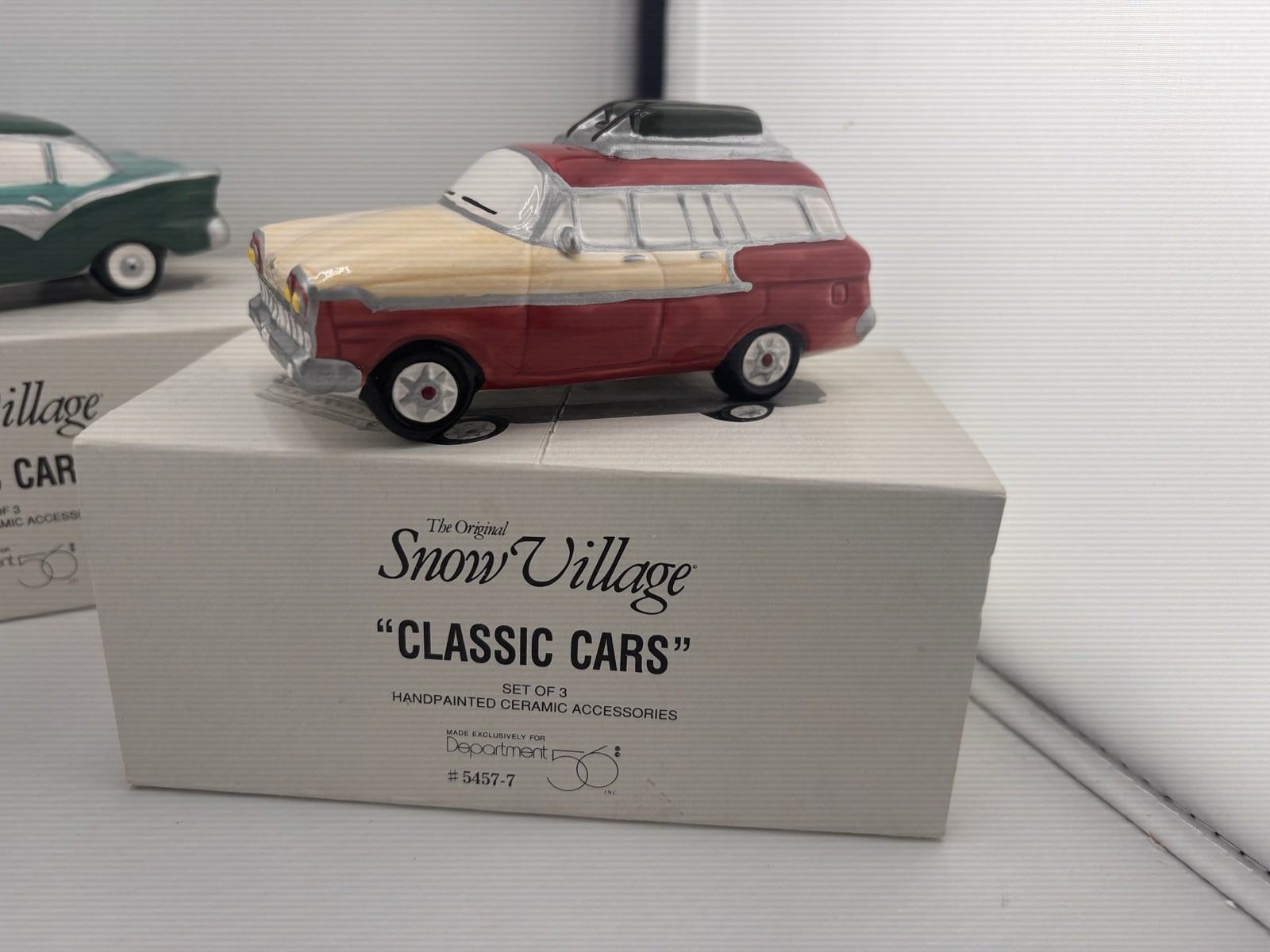 Department Dept 56 Original Snow Village Classic Cars Set of 3 #5457-7