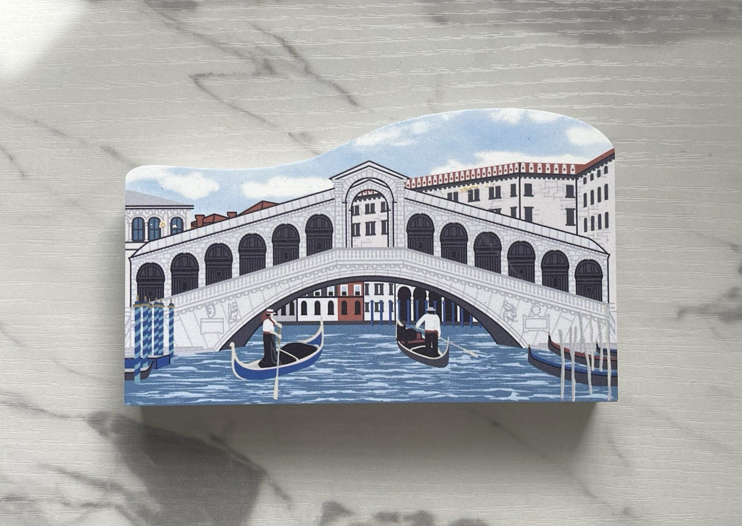Cat’s Meow Venice ITALY Rialto Bridge Int’l Village III Shelf Sitter Signed