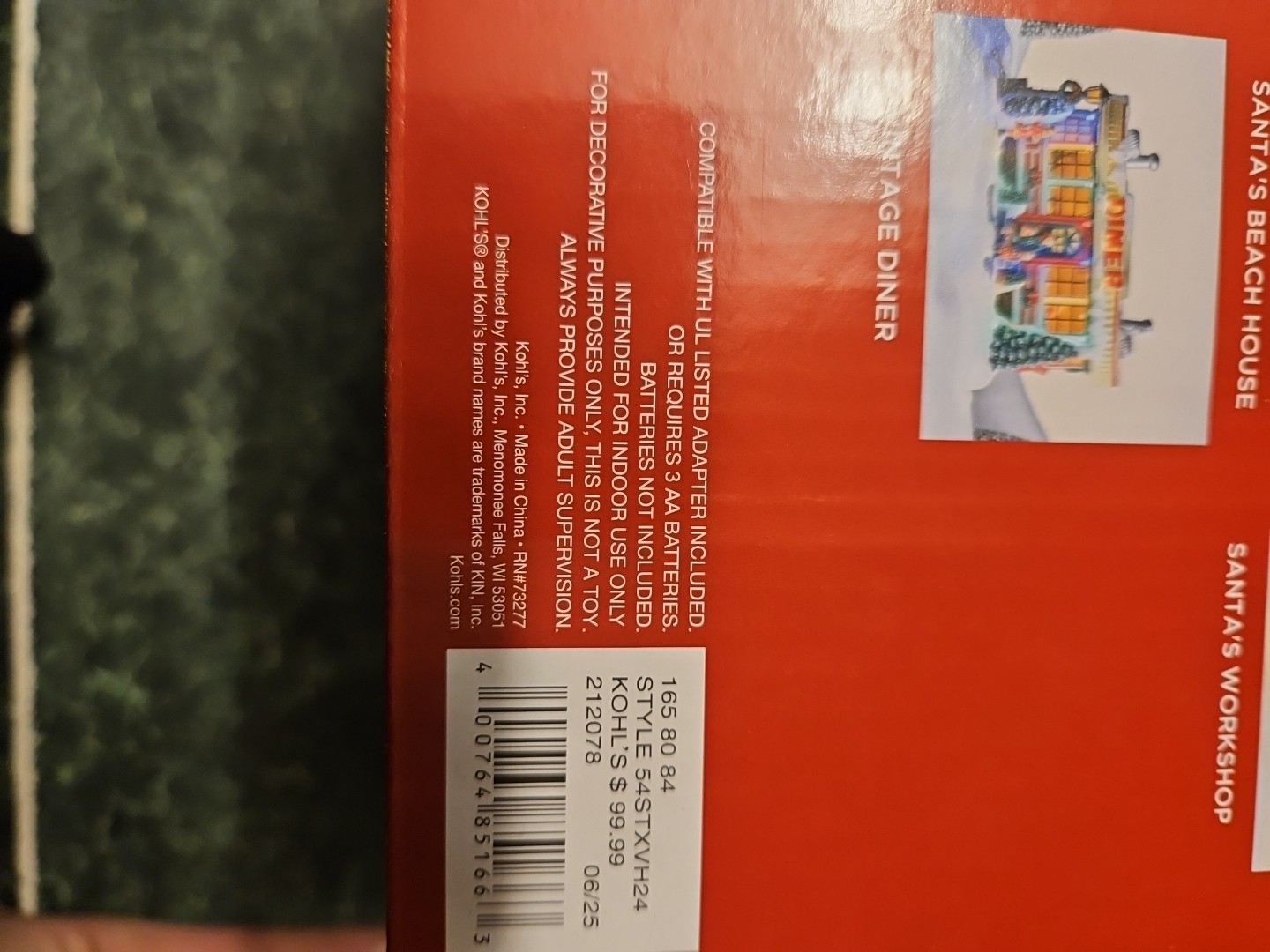 St. Nicholas Square LED Musical Holiday Circus NEW IN BOX MUSIC MOTION