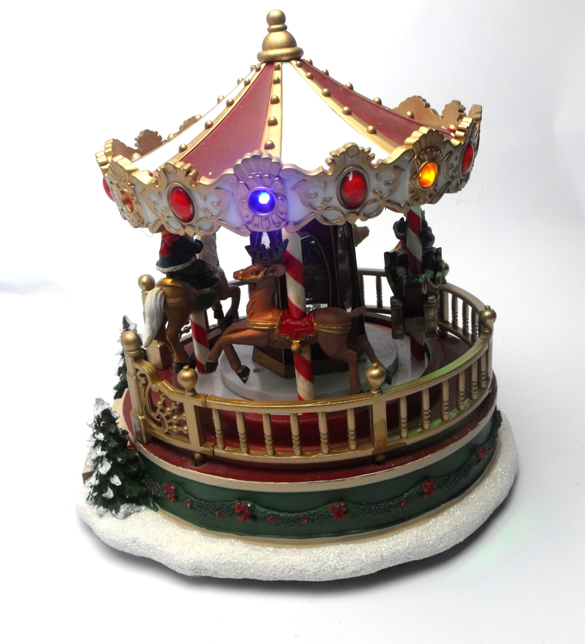 st nicholas square christmas carosel with box