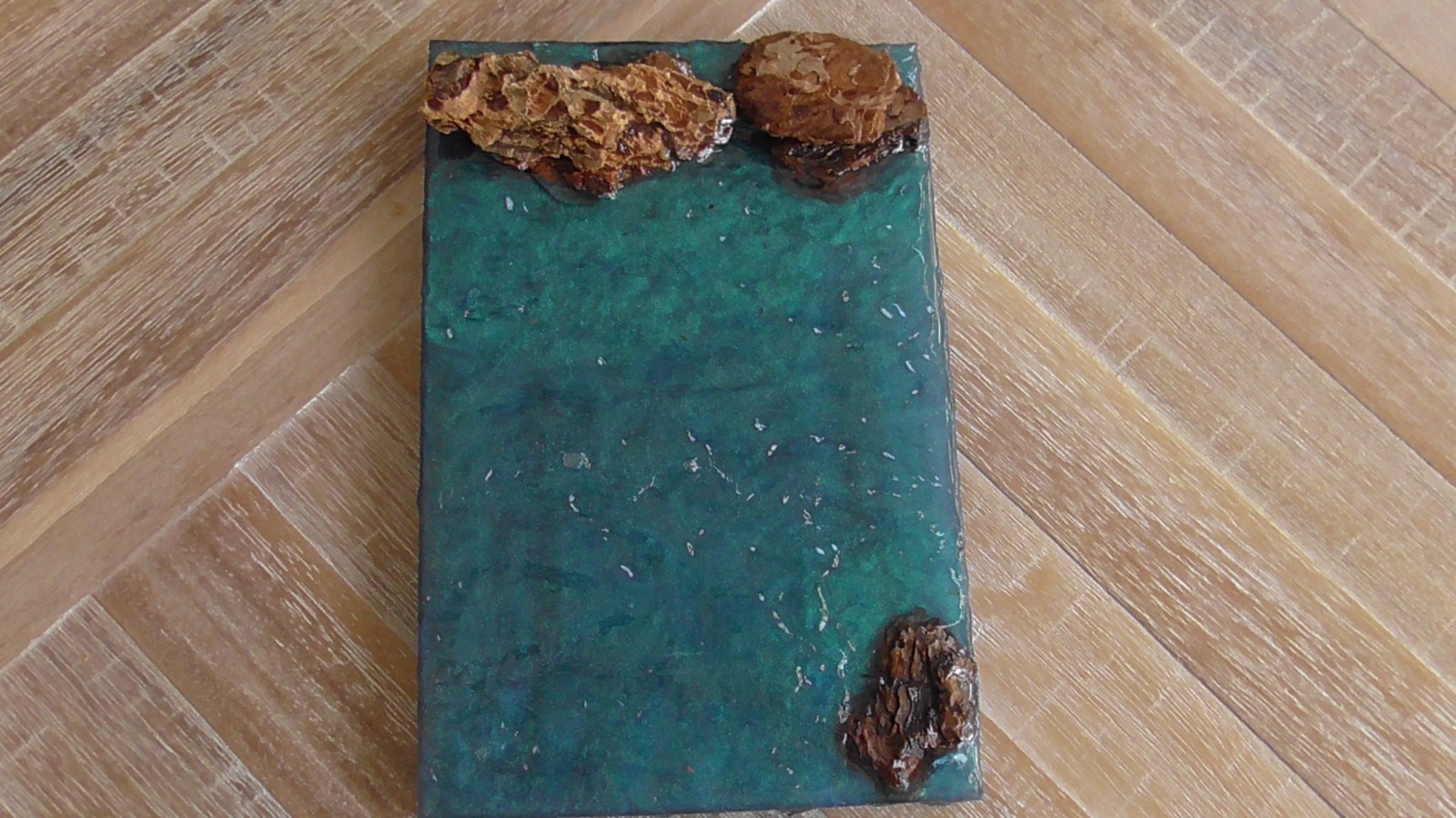 9″ x 6″ Resin Lake Ocean for Village Displays Dioramas Fairy Garden #582