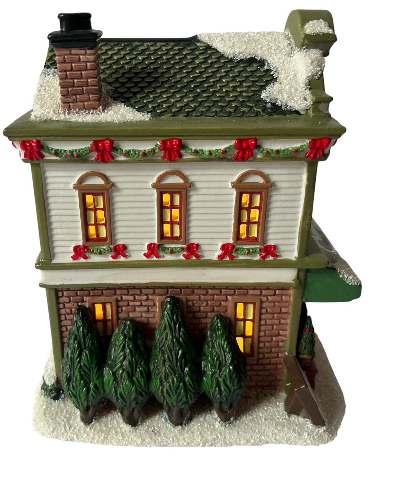 St Nicholas Square Village Collection Daisys Florals And Gifts Lighted Retired