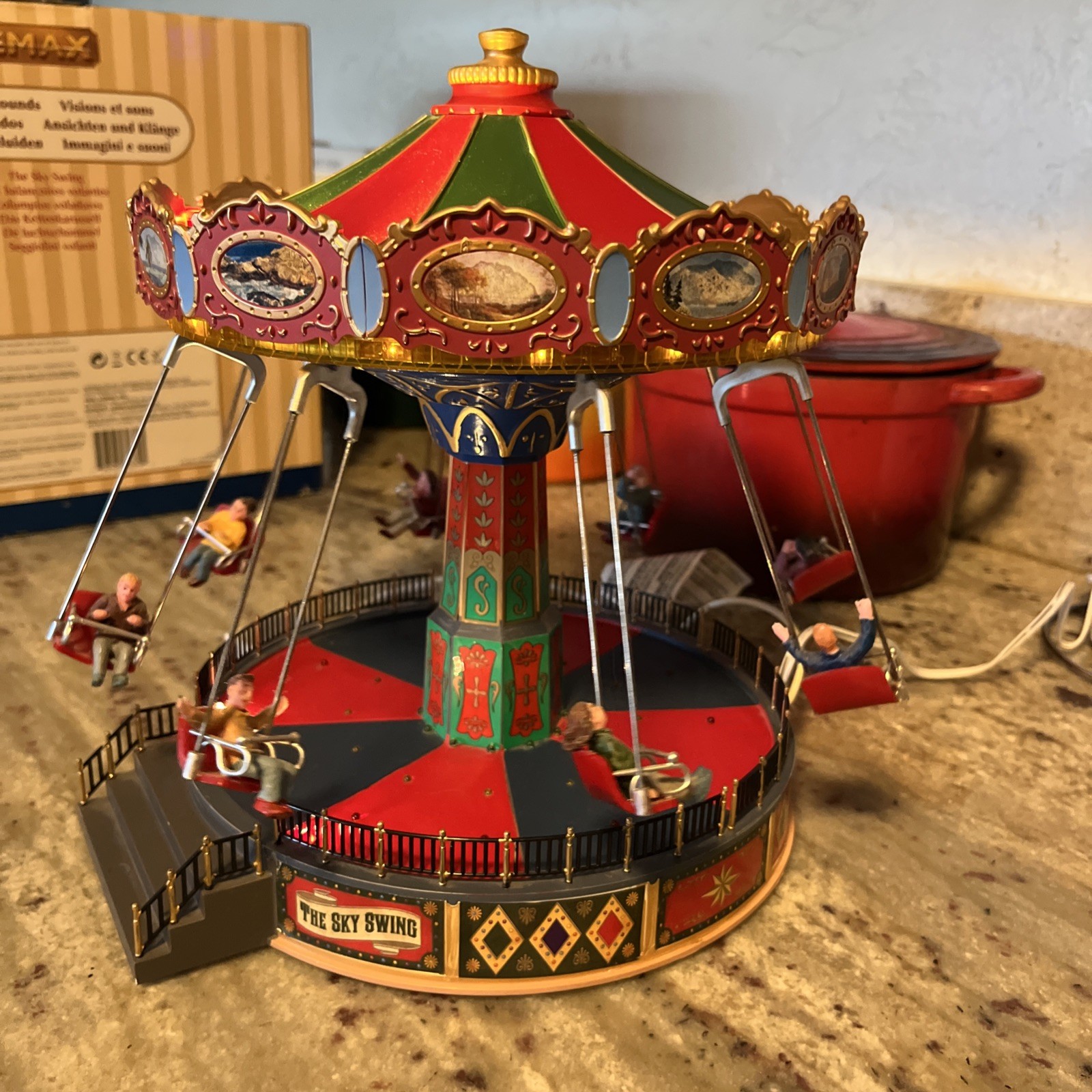 LeMax The Sky Swing Lights & Sound 84379 Original Box Works Great!