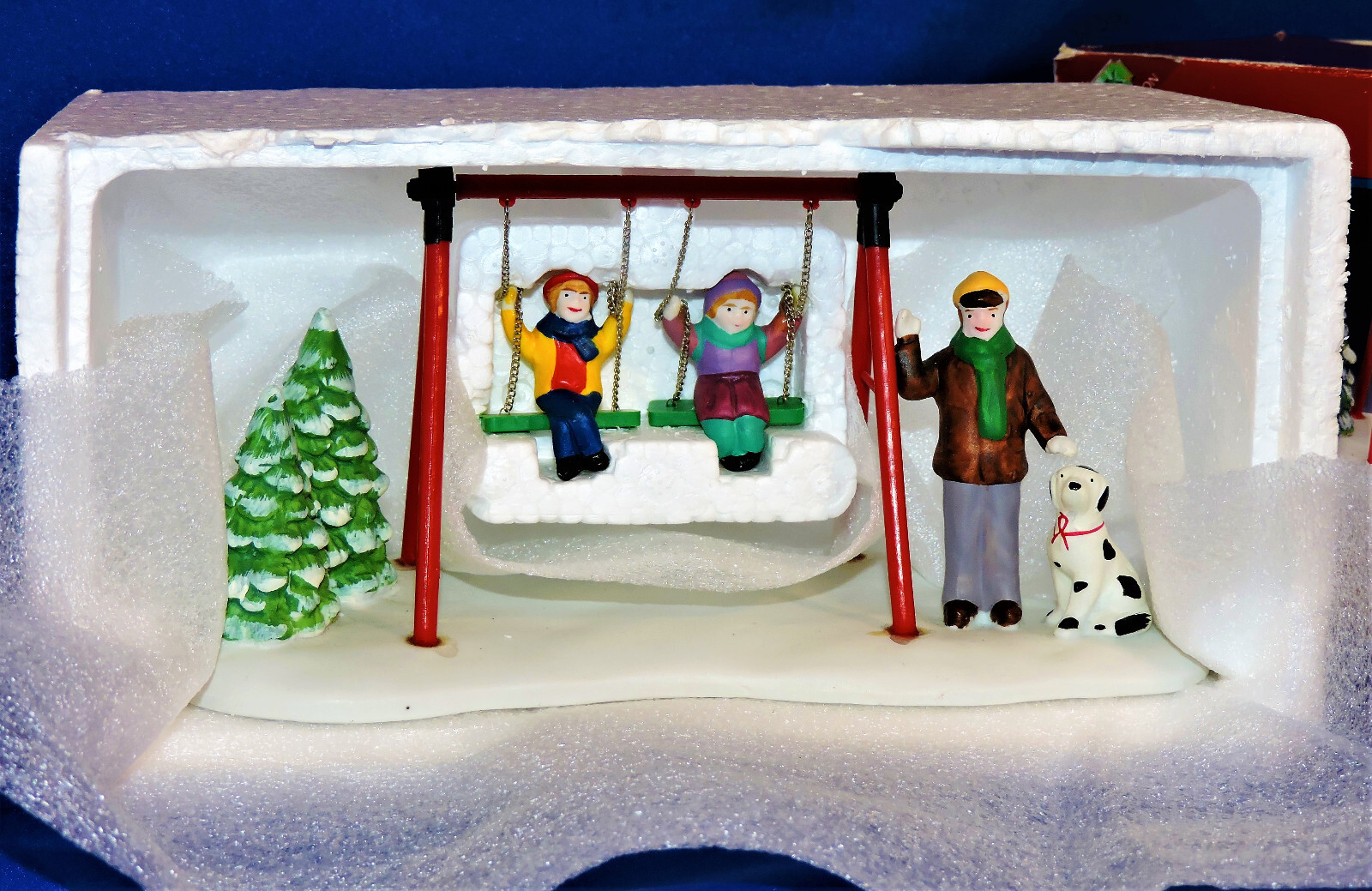 Lemax Dickens Village Accessory ~ Park Swing ~ 1995 IOB