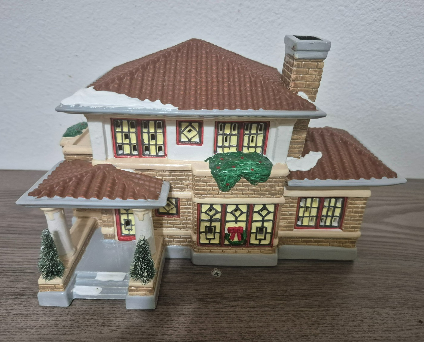 Dept 56 Original Snow Village Prairie House American Architecture Series Vintage