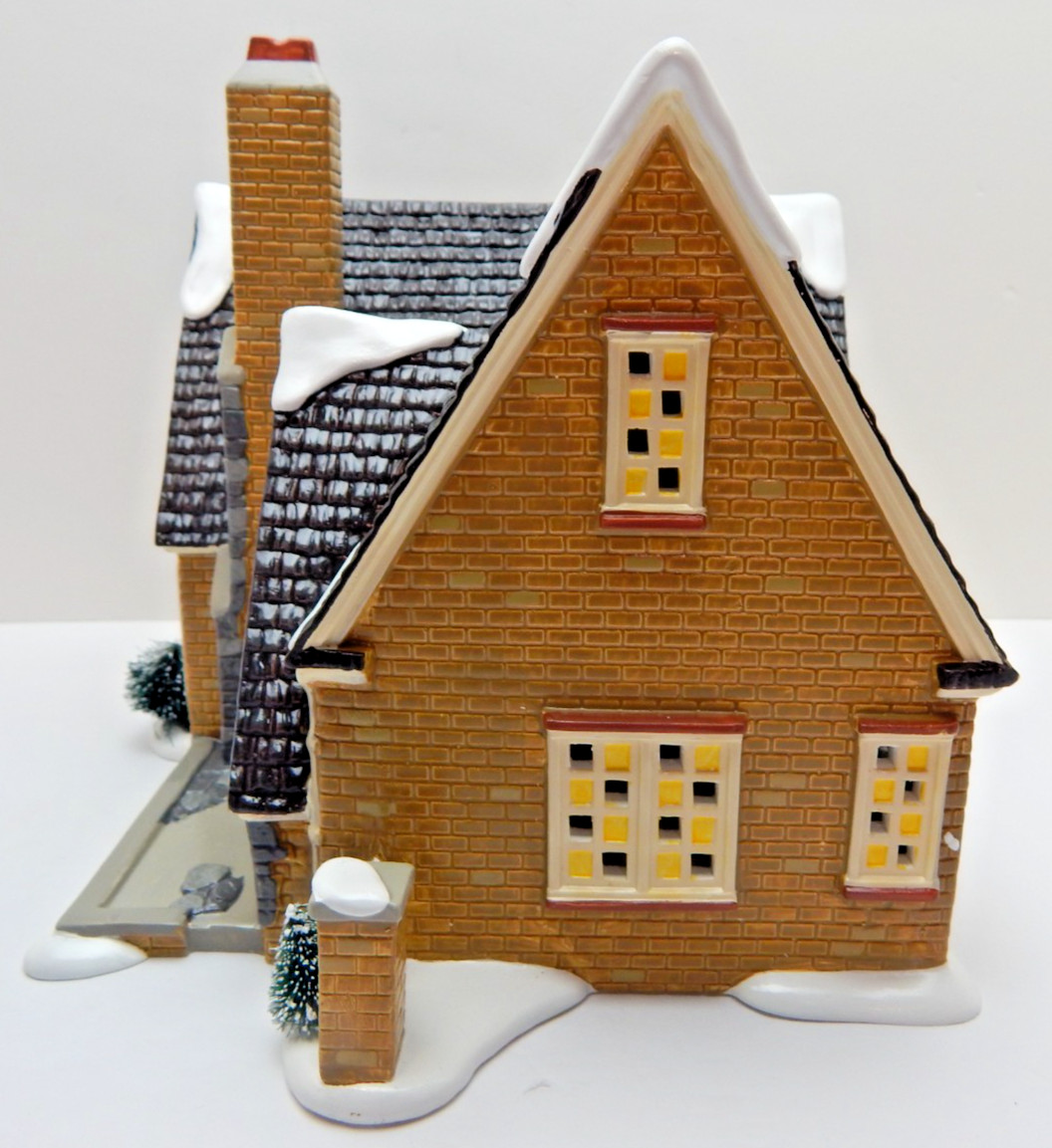 NEW Dept 56 The Original Snow Village Stratford Tan #4036566PP w/Lt Cd/Bx/Slv (2