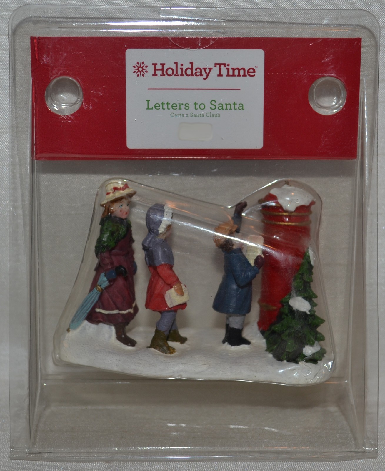 Holiday Time~Christmas Village~Letters to Santa~Vintage Look Lady~Child