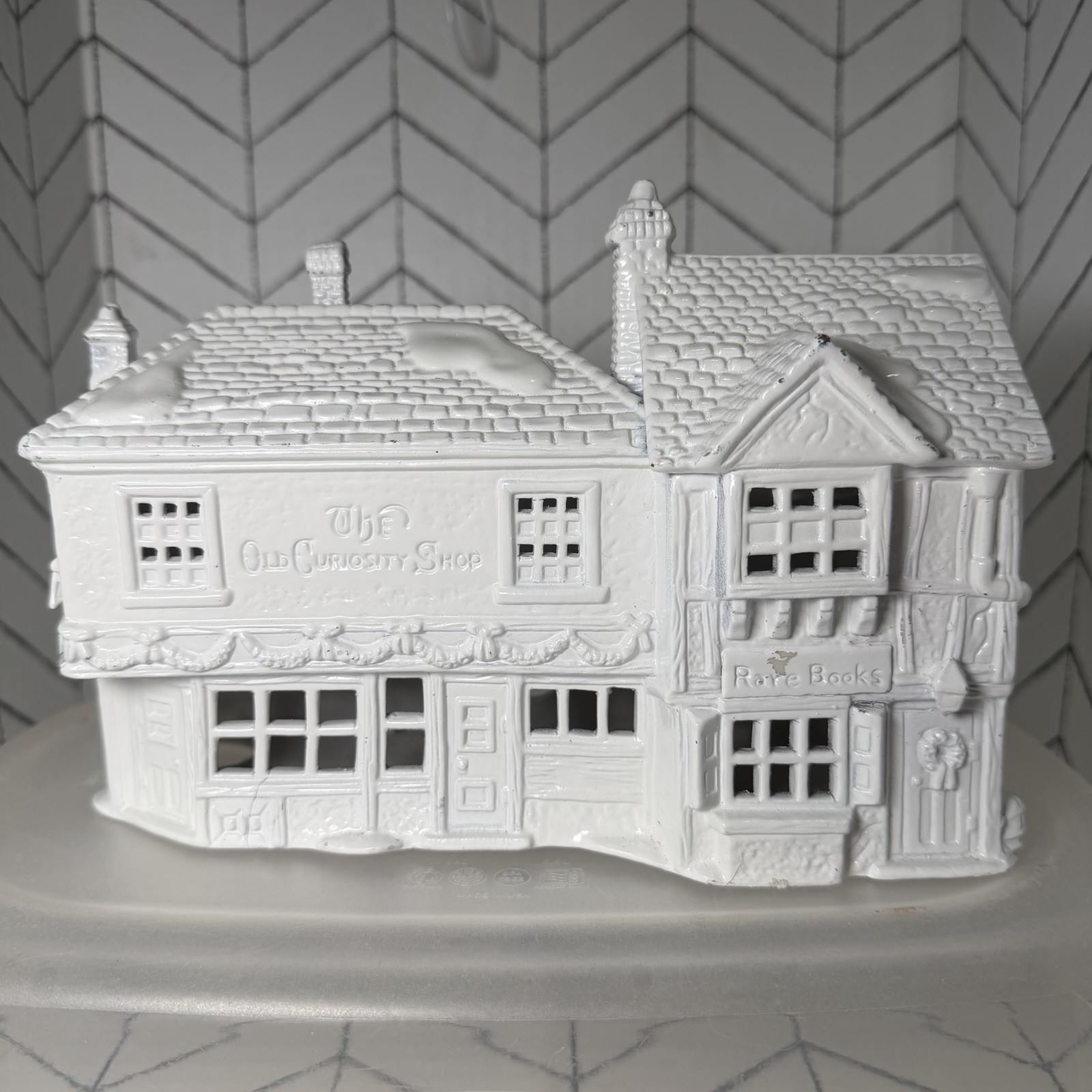 Dept 56 Unfinished Ceramic Bisque Dickens The Old Curiosity Shop Retired 1987