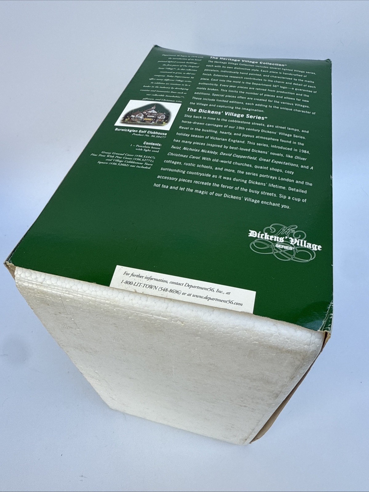 Dept 56 Dickens Village Series “ Burwickglen Golf Clubhouse” 58477