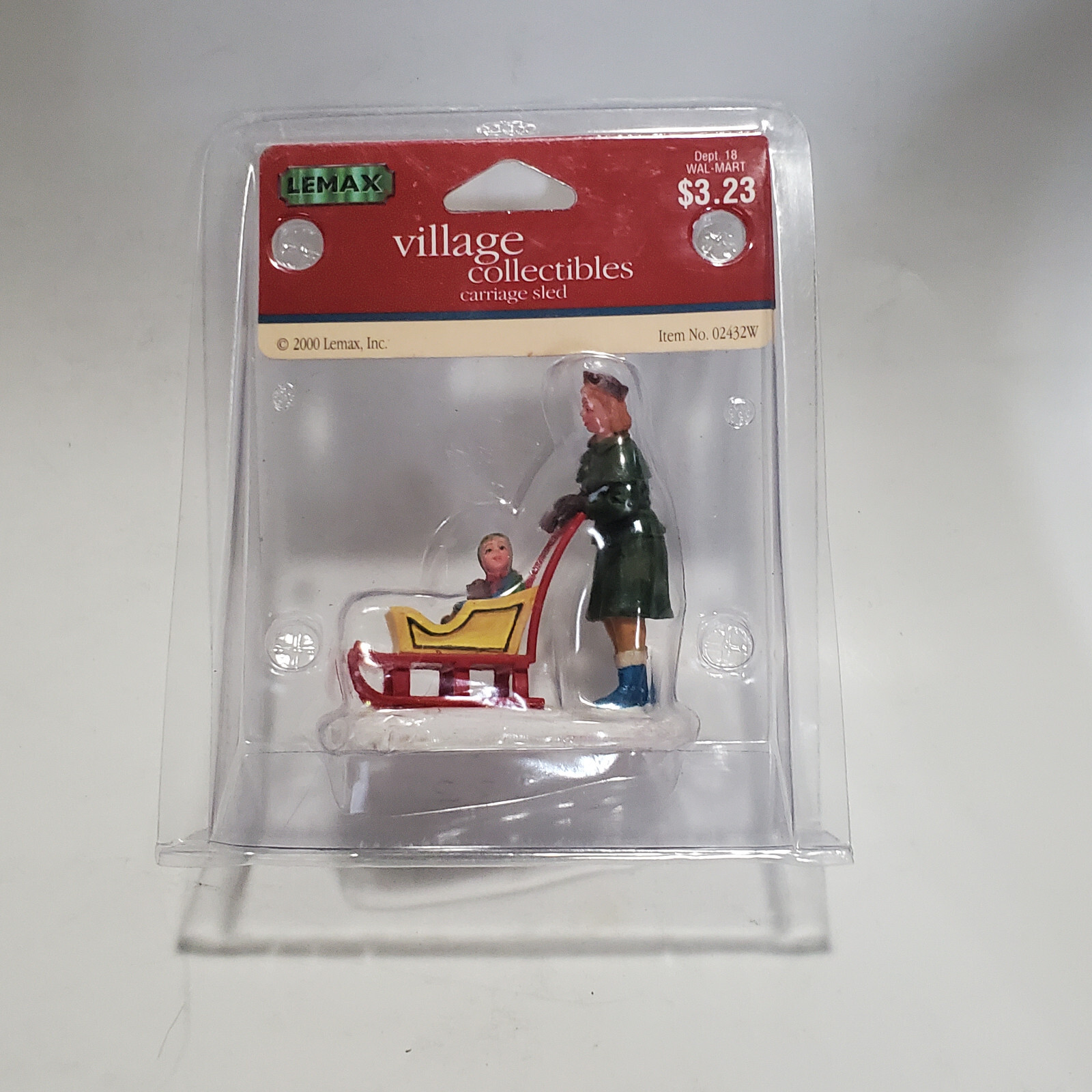Lemax Christmas Village Figurine Carriage Sled 2000 02432 Victorian