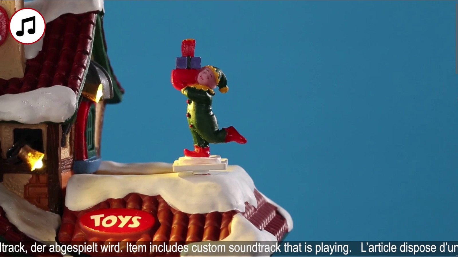 Lemax 2019 Animated Kringle’s Cottage Santa’s Wonderland #95462 Décor Accent