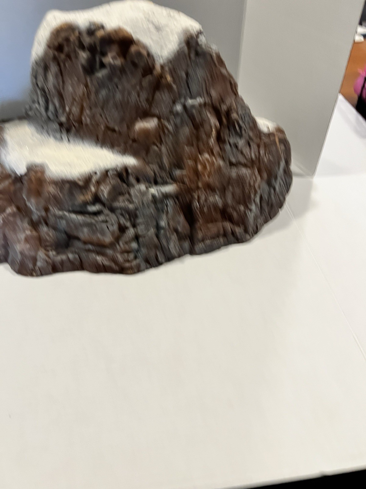 Dept. 56 Medium Village Mountain w/Frosted Sisal Pine Trees #5227-2