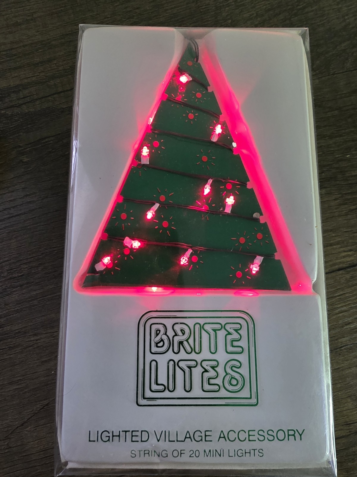 NWT Dept 56 Retired Village Christmas Tree Brite Lites String Mini Light 52450