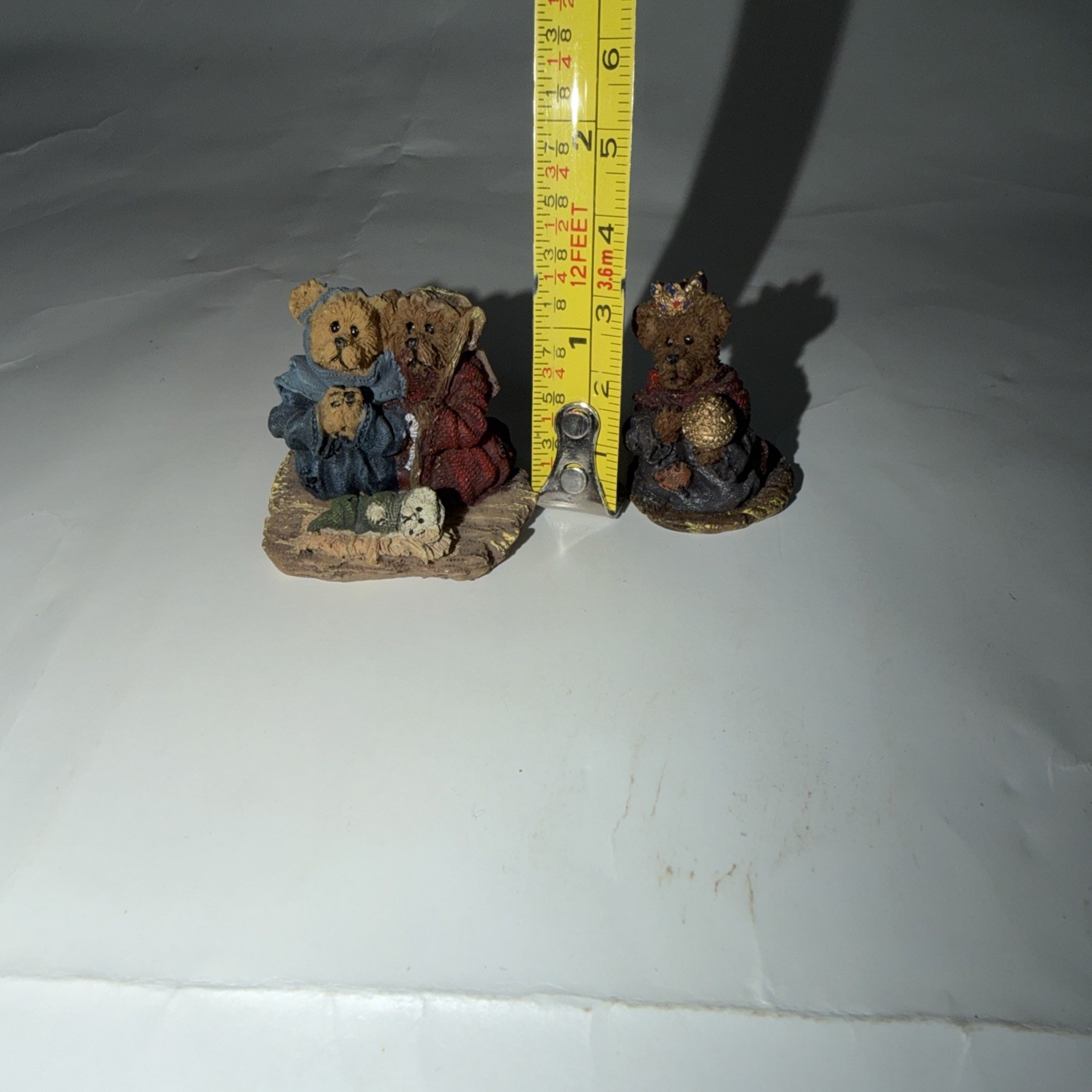 Miniature Boyds Town Village Mary Joseph And Child And Caspar