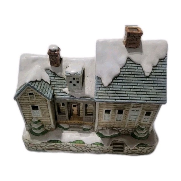 Christmas House Lefton FELLOWSHIP PLACE 2000 Colonial Village Collectable