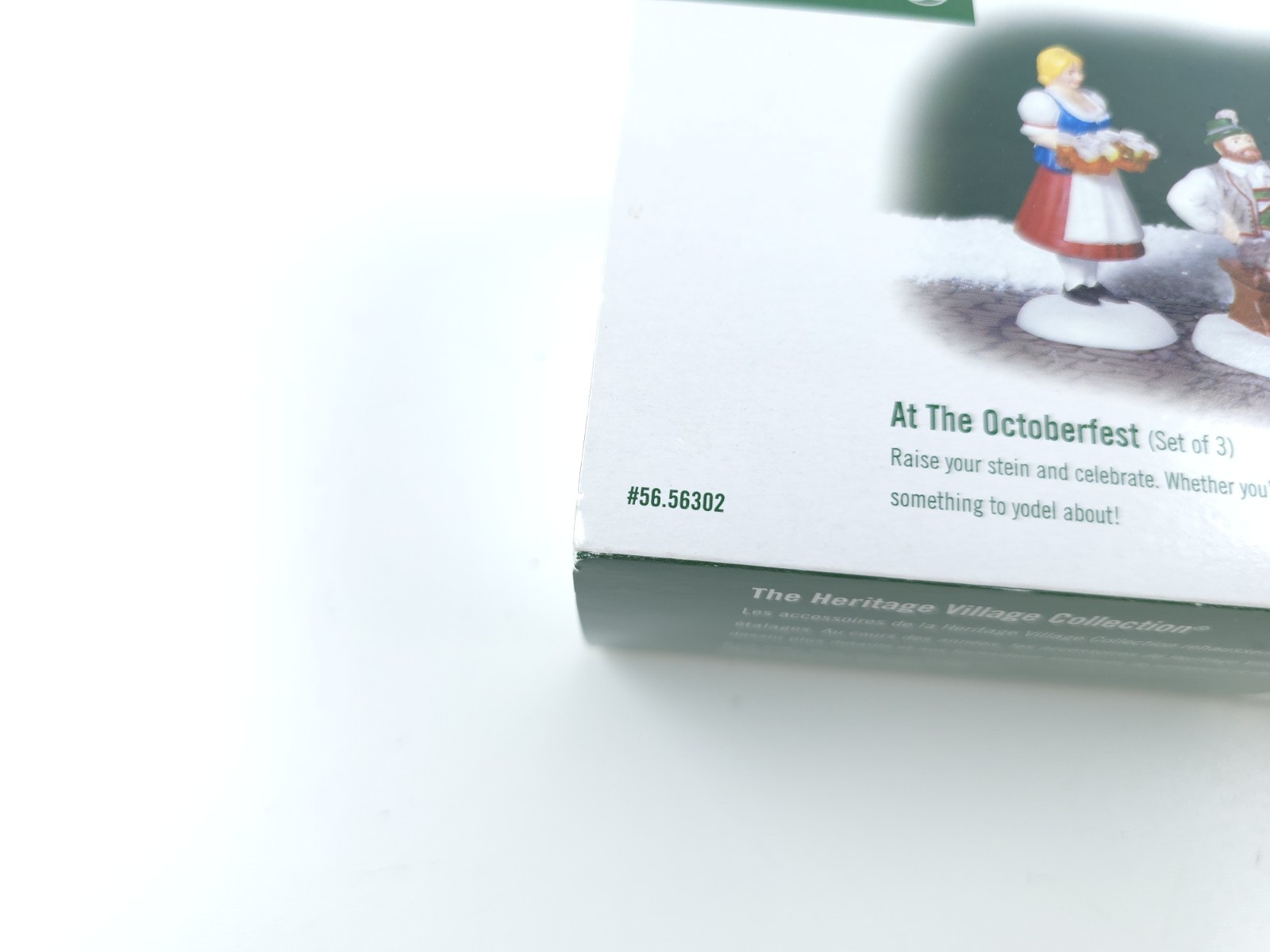 Dept 56 Alpine Village Set of 3 AT THE OCTOBERFEST #56302 Original Box & Sleeve