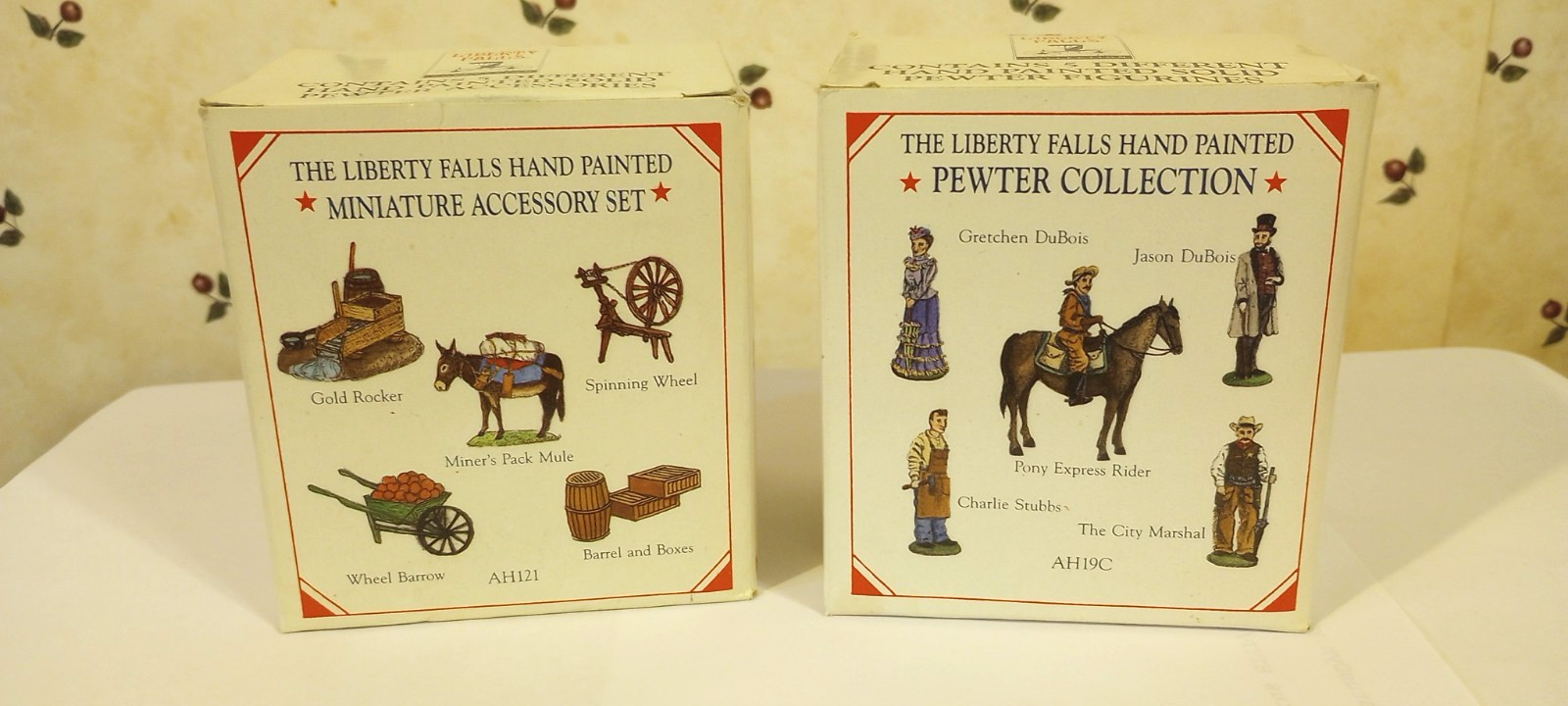 The Americana Pewter Collection Liberty Falls Both Have 5 Piece AH19C & AH121