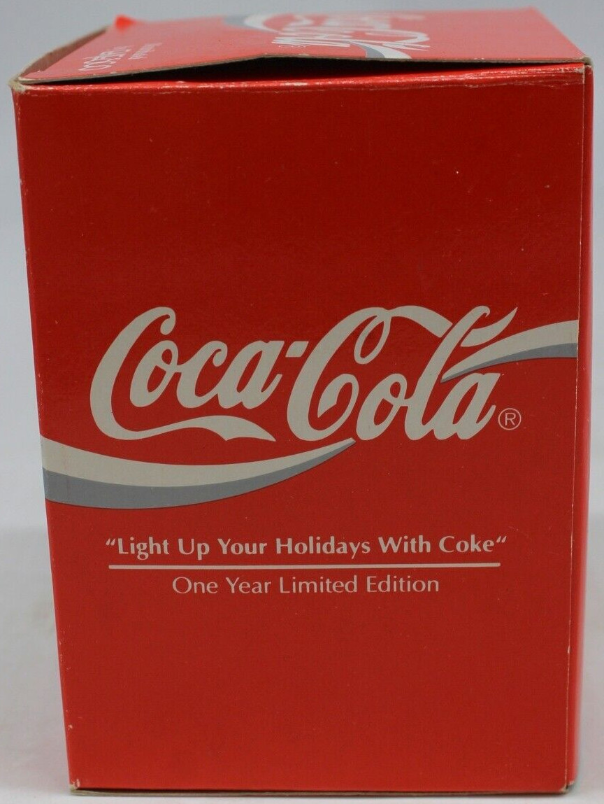 Coca Cola Light Up Your Holidays With Coke Limited Edition Ornament 1993 Bear