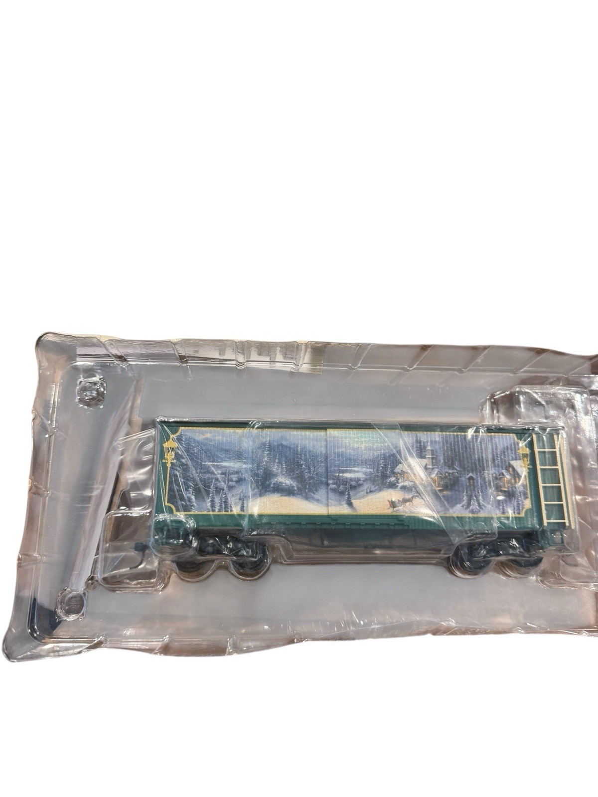 Hawthorne Village Thomas Kinkade Christmas Express Box Car (New with COA)