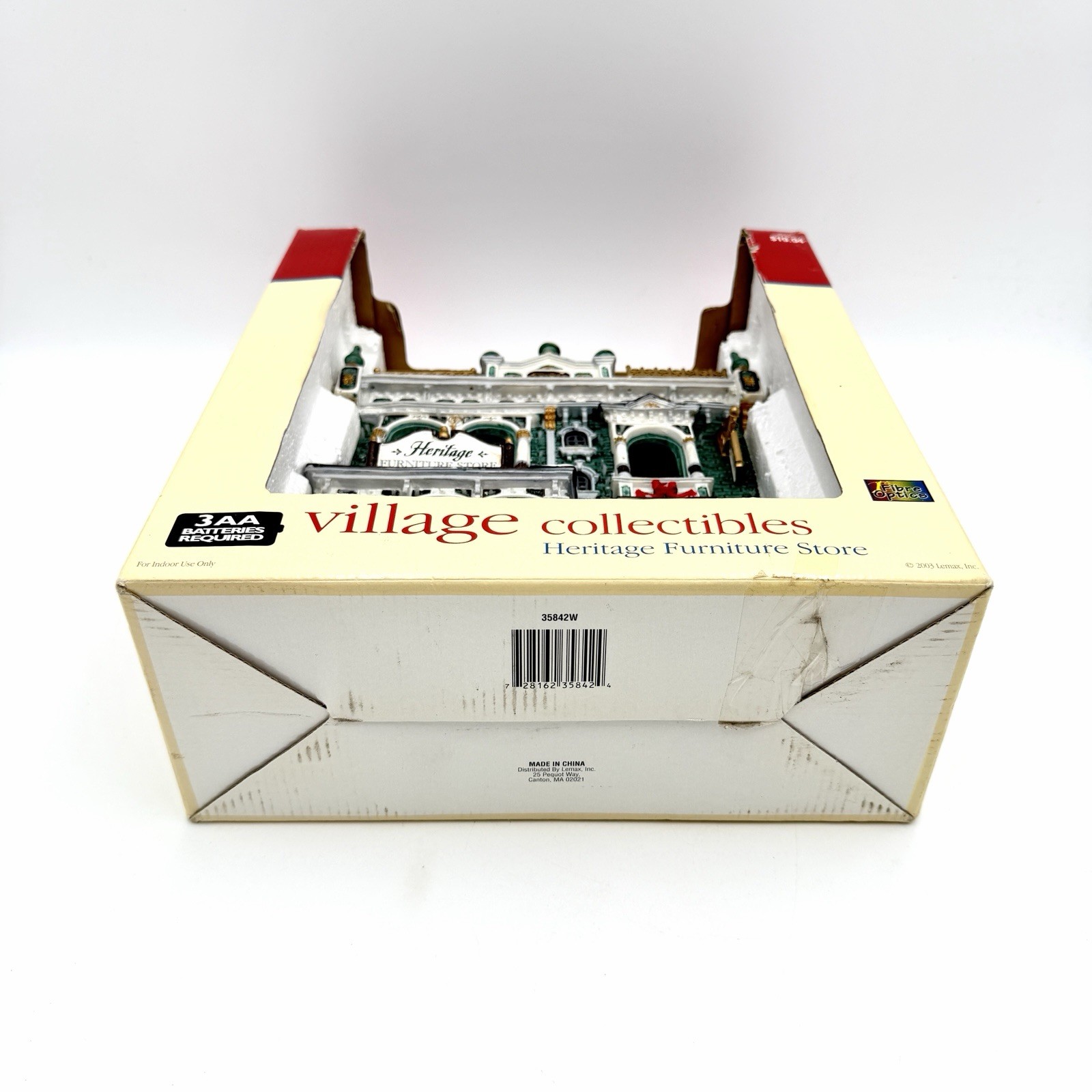 LEMAX Heritage Furniture Store Fiber Optic Lighted Christmas Village – VIDEO