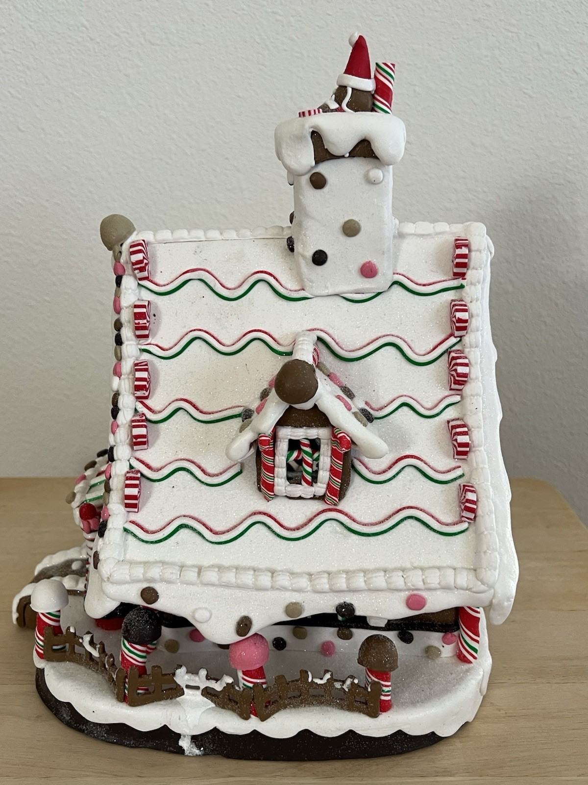 Kurt Adler Gingerbread House Lighted Figurine J3628 – 12 Inch