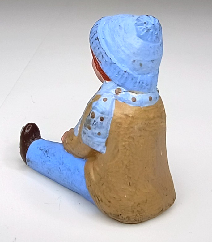 VTG 5 Piece Ceramic Old Fashioned Christmas Village Skaters Pond Heath In Crafts