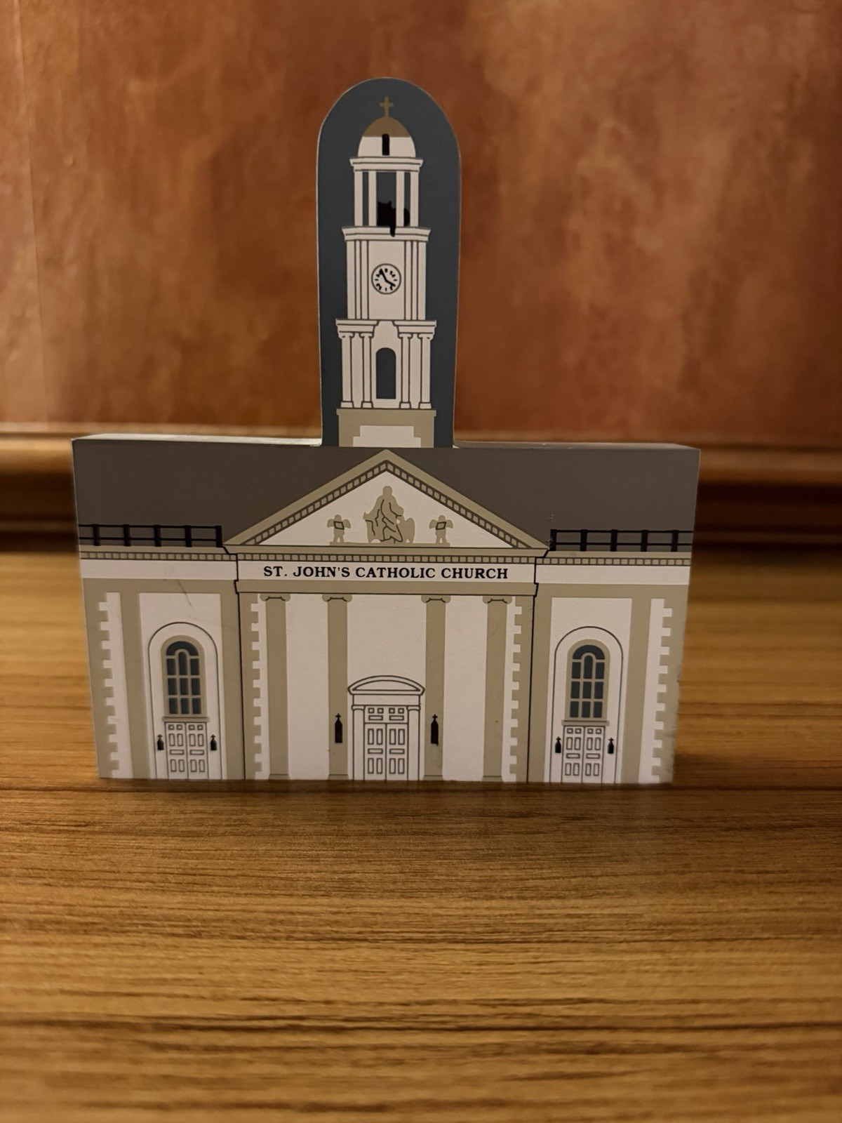 Retired Vintage 1981 The Cat’s Meow Saint John’s Catholic Church Signed