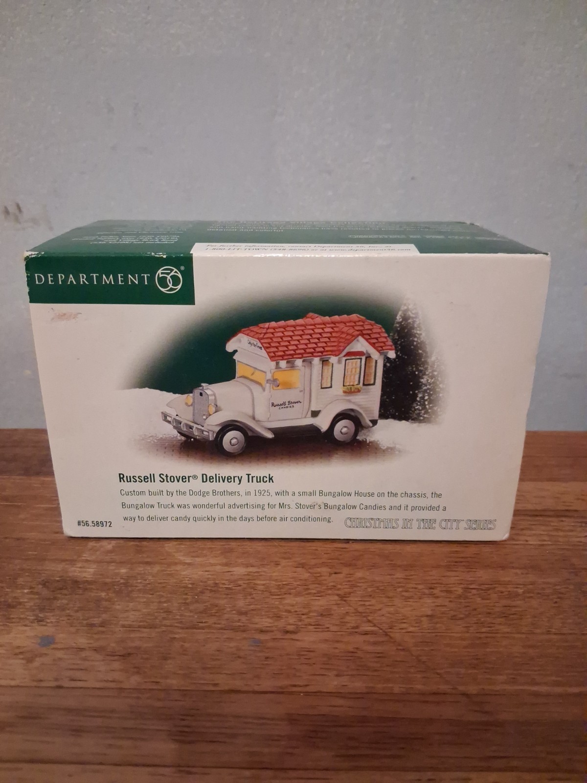 Russell Stover Delivery Truck Christmas In City Department Dept 56 In Box