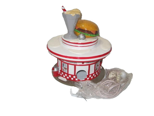 Retired Department 56 Original Snow Village Dinah’s Drive-In w/Light EXCELLENT