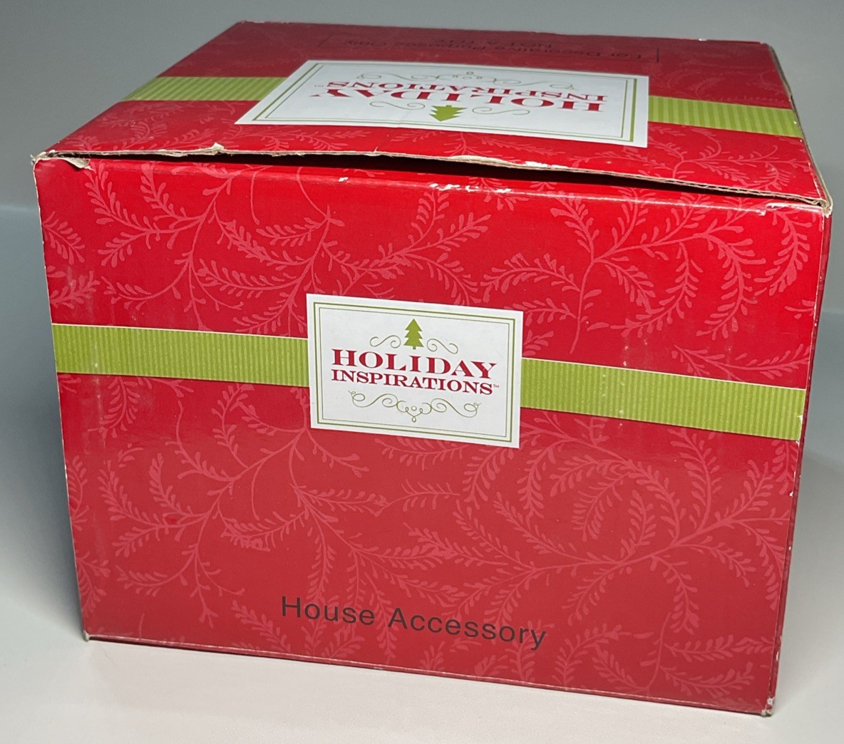 Holiday Inspirations House Accessory Carolers Around Christmas Tree 2012