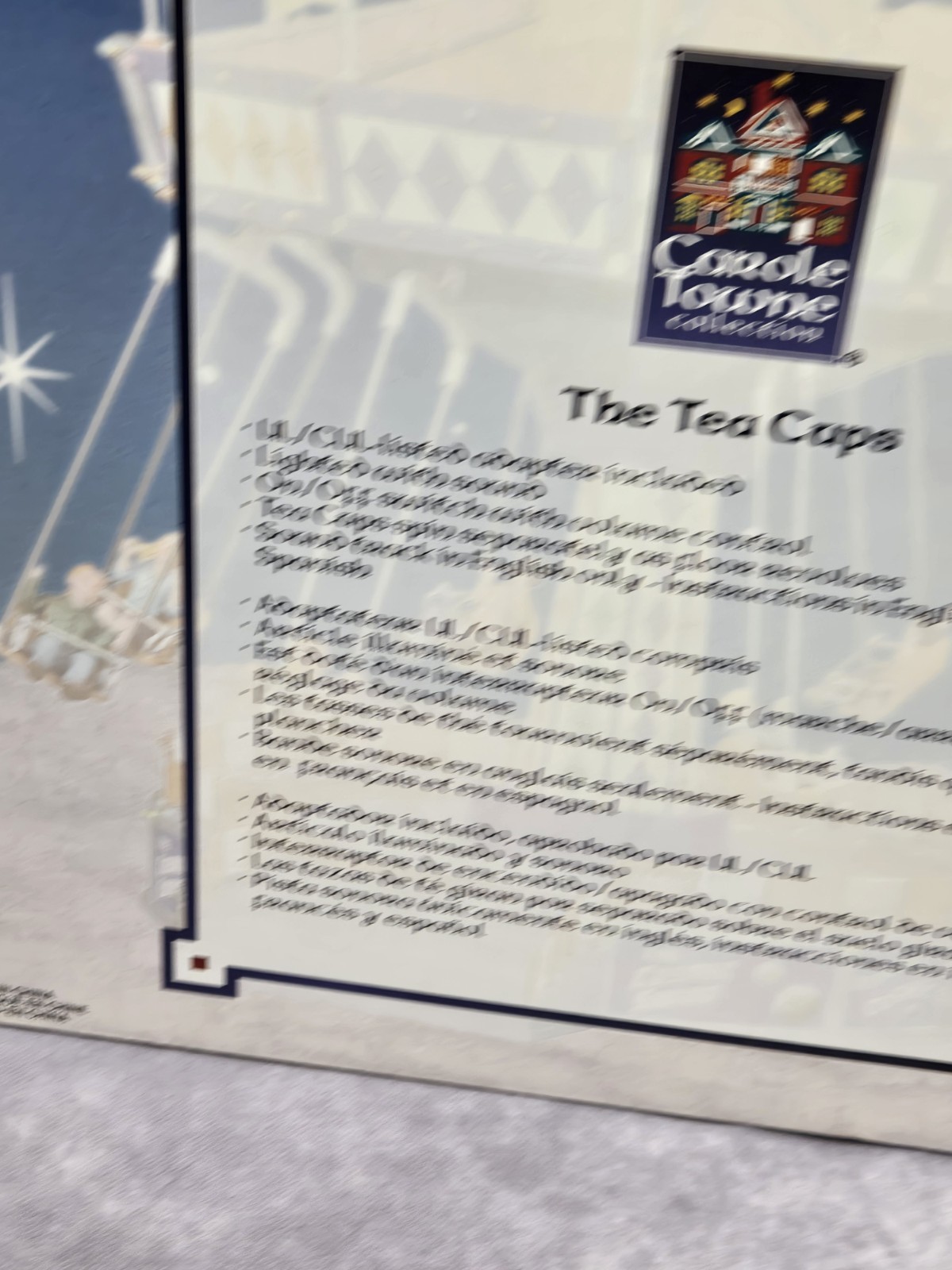 LEMAX 2008 Village Collection: The Tea Cups (84808) TESTED