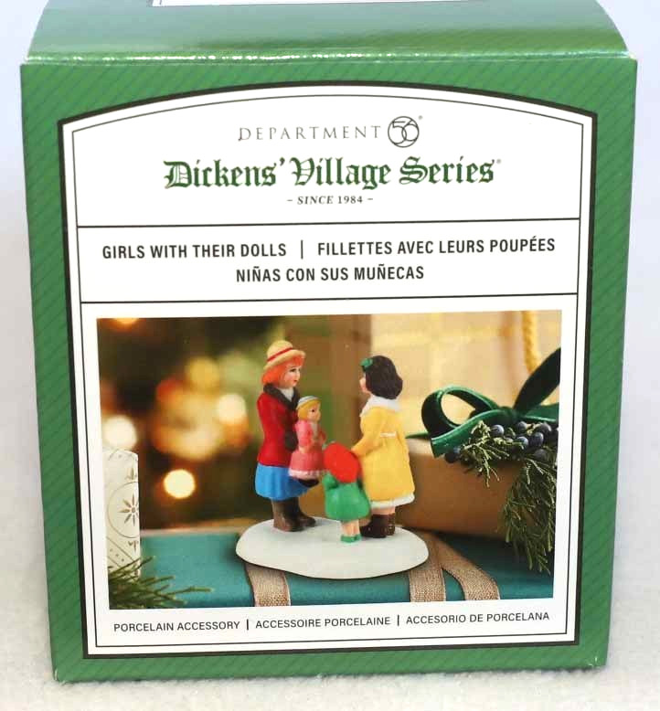 DEPT 56 GIRLS WITH THEIR DOLLS 6013416 DICKENS VILLAGE CHRISTMAS