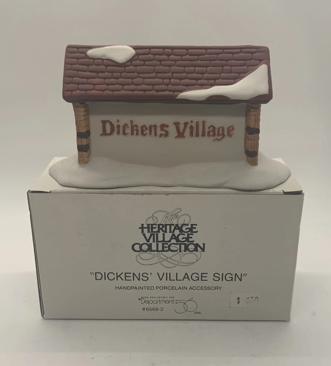 Dept 56 Dickens Village – Dickens Village Sign