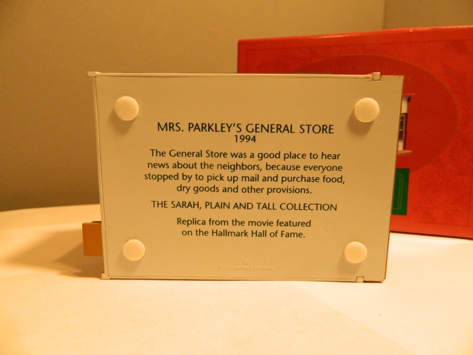 1994 Hallmark Sarah Plain Tall Collection Mrs. Parkley’s General Store Building